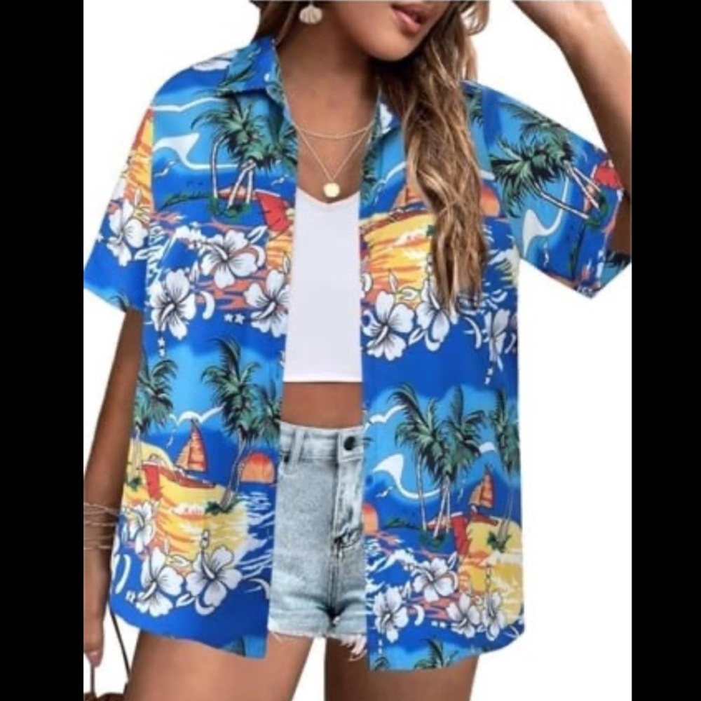 Women Hawaii Shirts szL